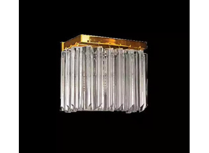Luster plafondlamp kroonluchter luxe goud kristallen kunst