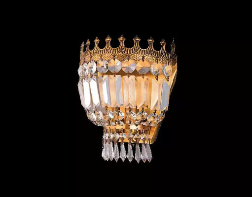 Wandlamp Wandlamp Wandlampen Kroonluchter Wandlampen Kristal Goud