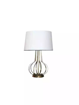 Tafellamp Tafellamp Lamp Verlichting Luxe Lampen Tafel Metaal Wit