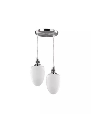 Plafondlamp moderne wit glas woonkamer luxueuze nieuwe stijl 33x70cm