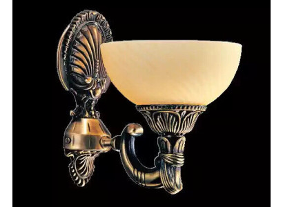 Wandlamp Wandlampen Wandlamp Kroonluchter Wand Lamp Beige Glas Goud