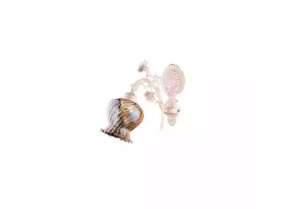 Wandlamp Wandlamp Bloem wandlamp kroonluchter wandlamp glas wit
