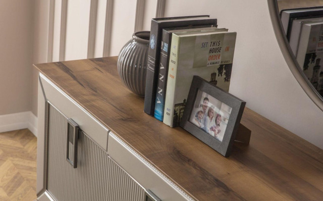 Designer woonkamerset TV-meubel houten rekken salontafel RTV nieuw