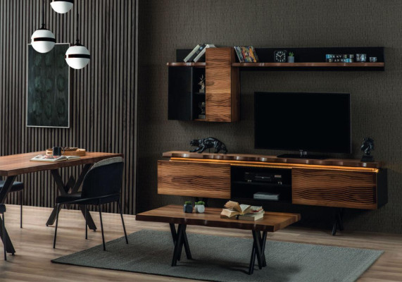 Robuuste houten dressoir Luxe lowboard Woonkamer TV-standaard Nieuw