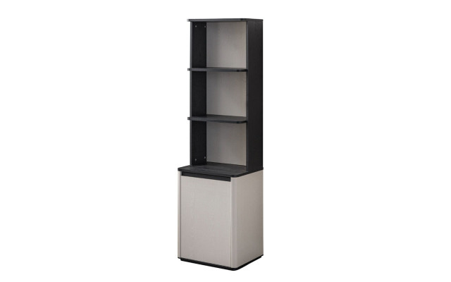 Wit-zwarte boekenkast Designer boekenplank Kinder staand rek