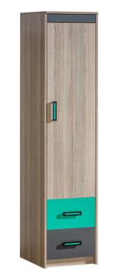 Kast Kledingkast Wandkast Slaapkamer Jeugdkamer Kleurkeuze Nieuw