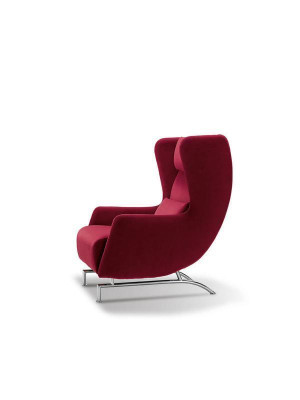 Fauteuil Stoel Eenpersoons Design Geel Bekleding Woonkamer Meubels Oorfauteuil Prianera