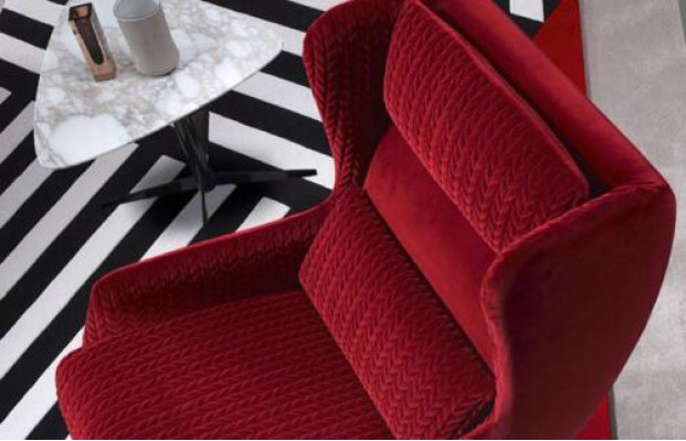 Fauteuil Stoel Eenpersoons Design Geel Bekleding Woonkamer Meubels Oorfauteuil Prianera