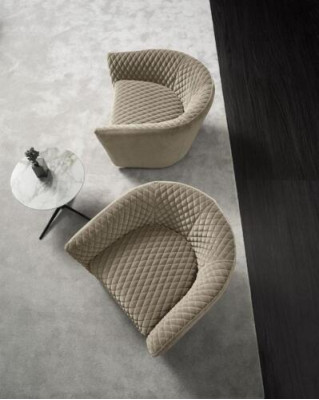 Fauteuil Zitplaats Zitter Ontwerp Woonkamer Bekleding Hout Bekleding Modern Luxe Grijs Nieuw