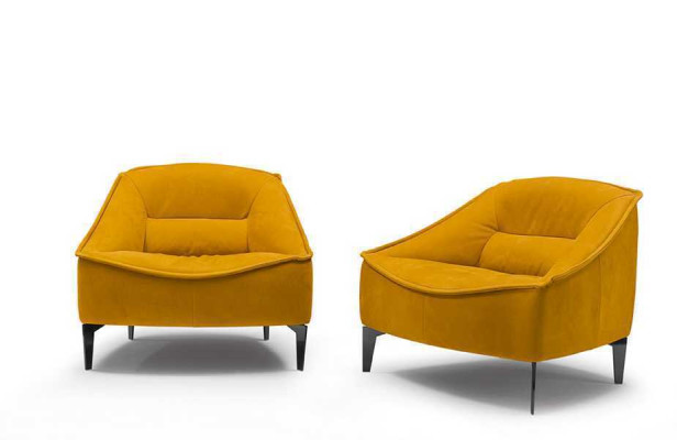 Fauteuil Bekleding Zitter Modern Ontwerp Leer Relax Fauteuil Lounge Luxe Woonkamer