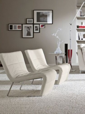 Fauteuil zonder armleuning Luxe gestoffeerd designmeubilair Italiaanse stijl Textiel Blauw