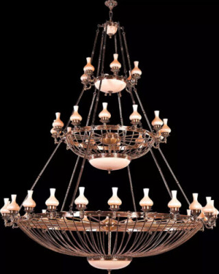 Grote lamp kroonluchter luxe lampen xxl plafondlamp 250x300