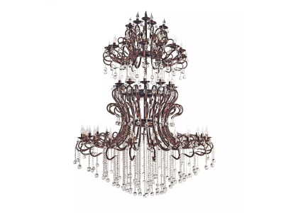 Kroonluchterlamp xxl hanglamp hanglamp armatuur 155x250