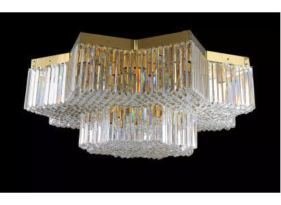 Kroonluchter Kristallen Lamp 120x40 Plafondverlichting Luxe Plafondlamp Woonkamer