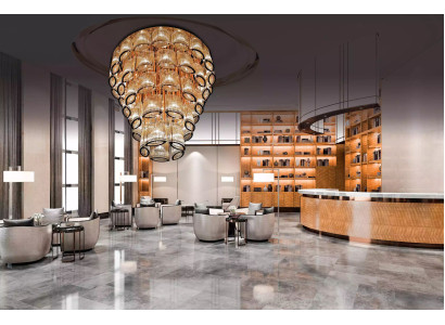 Moderne gouden plafondlamp voor thuis woonkamer Nieuw Luxueus voor stijl