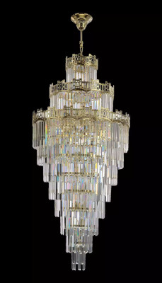 Kroonluchter stijl klassiek Luster Druppel Woonkamer Lamp Luxe 80x230