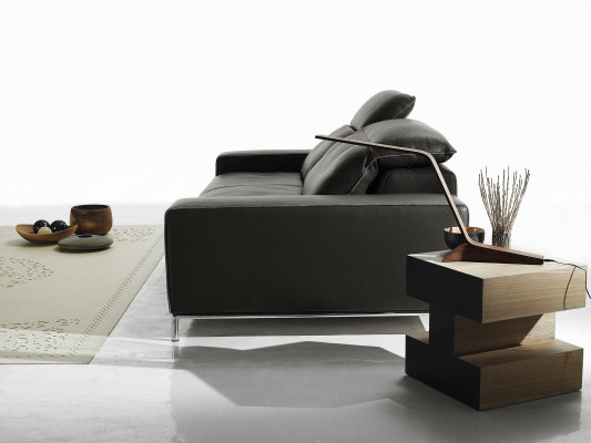 Moderne bank 2-zits luxe lederen bankstellen tweezitter woonkamer design Prianera bank