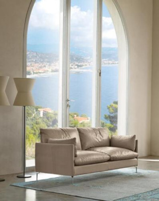 Sofa 3-zitsbank design bank driezits luxe meubels stijl leder Prianera.