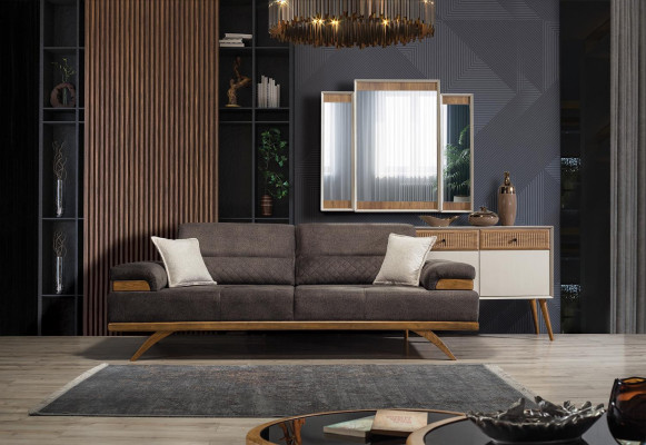 Terras set bankstel 3+3+1 zits salontafel groep bank bank 4-delig. Nieuw