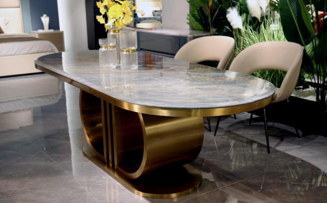 Luxe Moderne Eettafel Eetkamertafel Hout Moderne Meubels Tafels 240x100