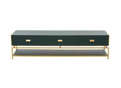 Modern laag TV-meubilair luxe tv-standaard woonkamermeubels groen rtv-tv-meubels