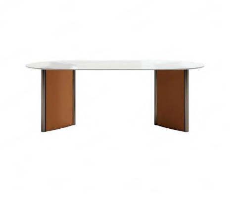 Luxe Moderne Eettafel Eetkamer Stijl Moderne Meubels Ovale Tafels Hout