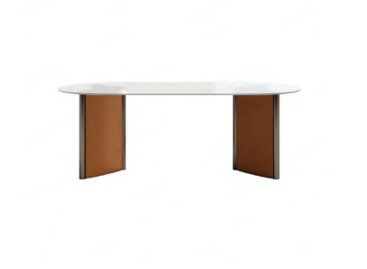 Luxe Moderne Eettafel Eetkamer Stijl Moderne Meubels Ovale Tafels Hout