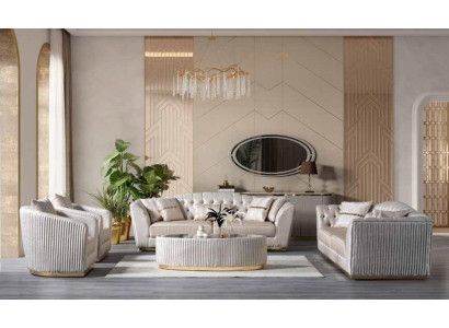 Sofaset 3+2+salontafel+dressoir voor woonkamerset Nieuw