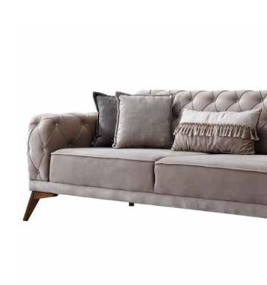 Woonkamer 4-delige bankstellen set fauteuil 3+2+1+1-zitsbank zitgroep Soft ComfortSet