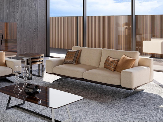 Woonkamer Bank Driezits Bank Stoffen Meubel Gestoffeerde Bank Designer Inrichting  Woonkamer Bank Driezits Bank Stoffen Meubel Gestoffeerde Bank Designer Inrichting