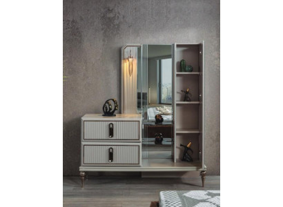 Exclusieve houten commode Luxe spiegel Slaapkamer Edele stijlvolle meubels