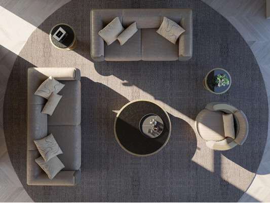 Compleet 3-delige gestoffeerde bank Driepersoons Modern Fauteuil Woonkamer Tweezitsbank