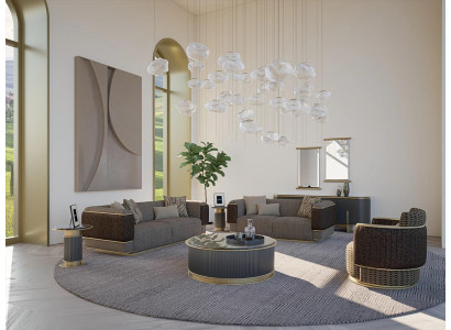 Woonkamer meubels bankstel bankstel set tweezits driezits bank bank luxe stoel