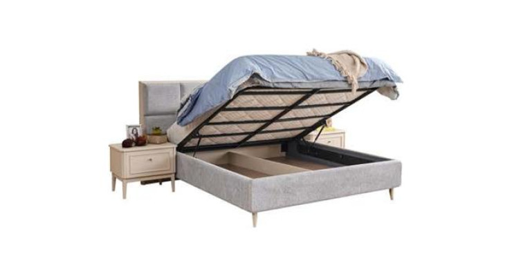 Slaapkamerset Luxe Compleet Bed 2x Nachtkastje Kledingkast Modern 4-delig
