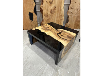 Salontafel Epoxyhars Koffietafel Massief Tafels Hout Bijzettafel Epoxy Tafel