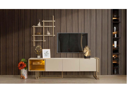 TV-laagbordschrank dressoir ladekast bijzettafelkast met plank