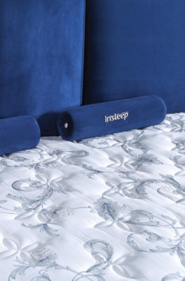 Bed Blauw Metaal Meubel Ontwerp Elegant Slaapkamer Meubels Luxe Modern Nieuw