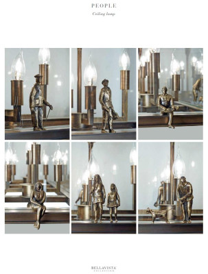 Plafondlamp woonkamer slaapkamer kroonluchter lampen messing