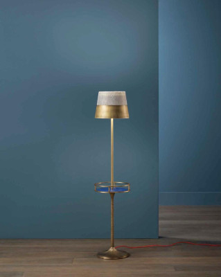 Staande lamp Staande lamp messing vloerlamp ganglamp Bellavista collectie