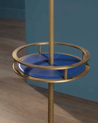 Staande lamp Staande lamp messing vloerlamp ganglamp Bellavista collectie