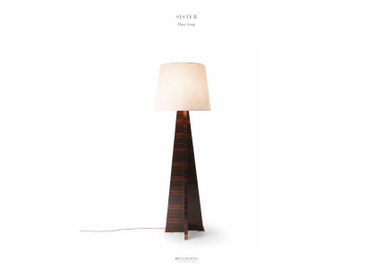 Woonkamer staande lamp messing vloerlamp ganglamp Bellavista Collection