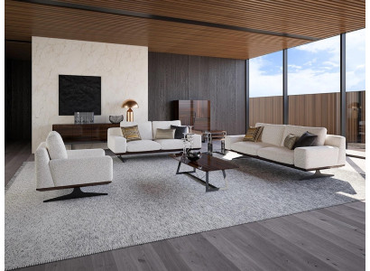 Woonkamer Set Volledige set Moderne Driezitsbank Fauteuil Driezits Bank