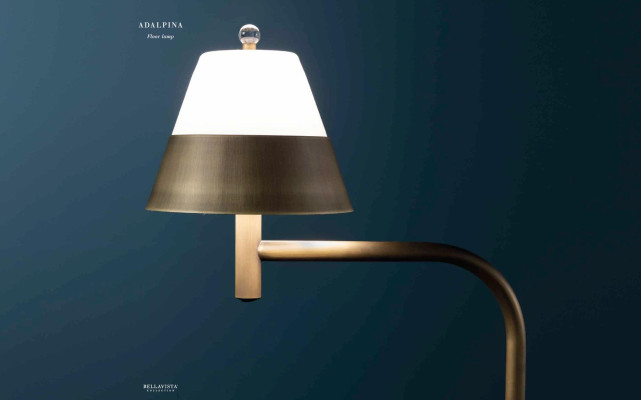 Staande lamp licht staande lampen lampen messing Bellavista Collectie
