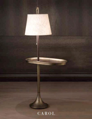 Woonkamer inrichting Halzuil marmer met messing standaard Bellavista Collection