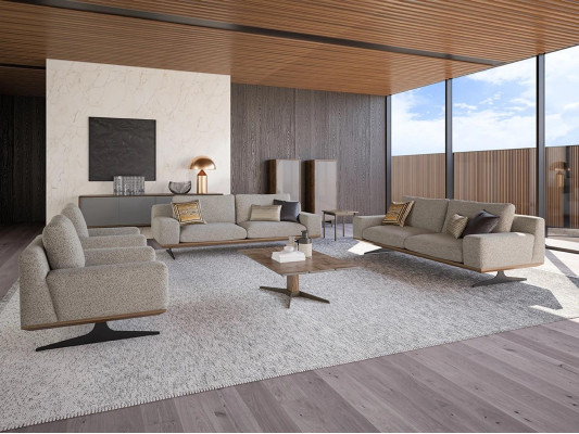Woonkamerset 6-delig 2x Bank Driepersoons Modern 2x Fauteuil Bankstel Salontafel  Woonkamerset 6-delig 2x Bank Driepersoons Modern 2x Fauteuil Bankstel Salontafel