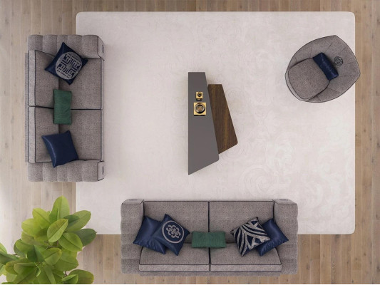 Sofa set woonkamer Compleet 5-delig bankstellen bank Modern fauteuil met salontafel