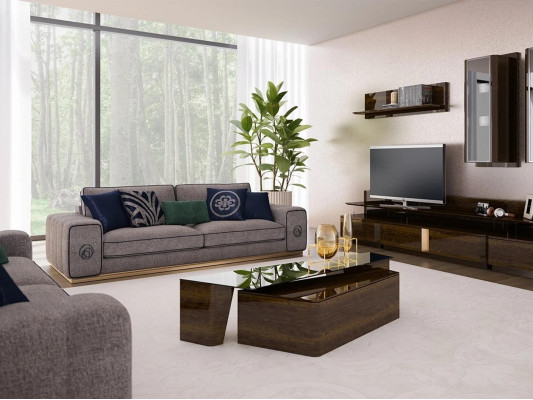 Sofa set woonkamer Compleet 5-delig bankstellen bank Modern fauteuil met salontafel