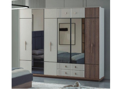 Grote Witte Kledingkast Stijlvol Slaapkamer Hout Luxe Kasten
