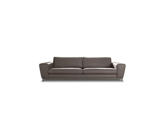 Moderne leren bankstellen Designbank Driepersoonsbank Zit Grijs Bank 3 Zit Prianera