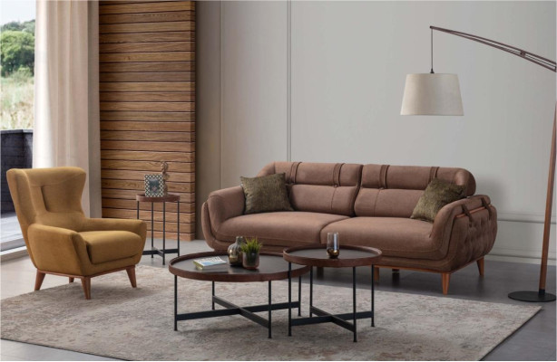 Stijlvolle woonkamer zitbankontwerp bankstel 3+1 set